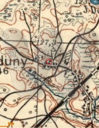 Miejscowość Goduny - Mapa